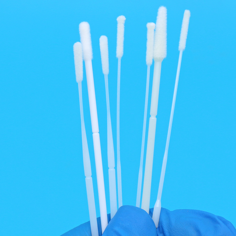 高品质口腔 鼻 咽 宫颈等植绒拭子出众的样本采集释放能力!