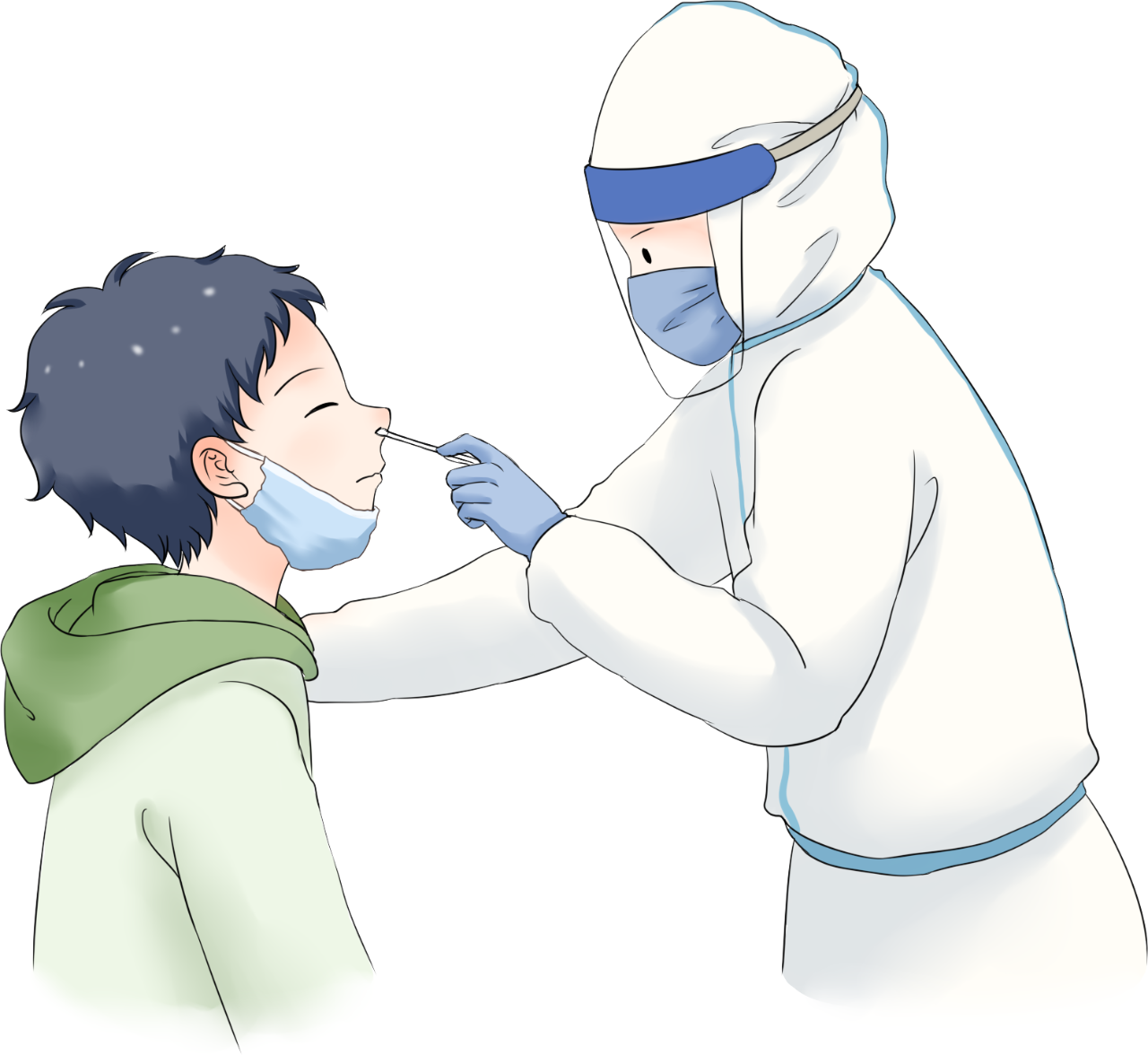 核酸检测棉签咽拭子从口入和鼻入有什么区别?